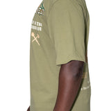 CHIP AT THE MOUNTAIN VINTAGE OLIVE TEE