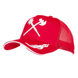 JUREN BLOCKING LTR RED TRUCKER