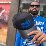 Triple Logo Blue Dad Hat