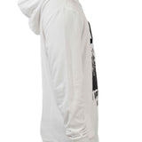 Silence White Hoodie