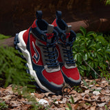G7 x Wendigo Liberty Mid Top Boots - Red/Navy/Gray
