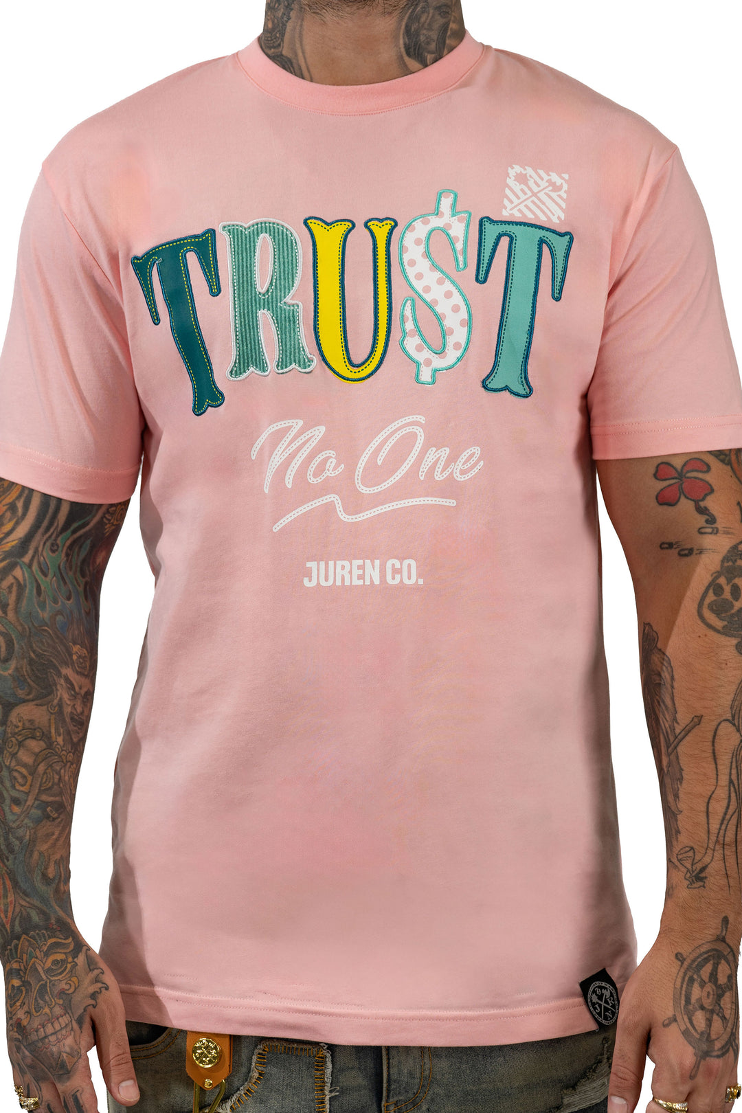 Trust No One Pink Tee