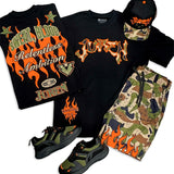 Victory Begins Heavyweight Tee, Warrior Dept. Camo Shorts and Trucker Hat Combo