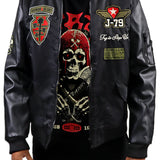 Honor & Glory Bomber Jacket, Death Before Dishonor Tee, Denim Jeans, and Trucker Hat Combo