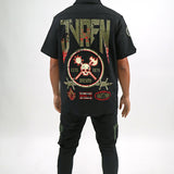 Honor & Glory Button Up Shirt, Honor & Glory Denim Jean and Trucker Hat Combo