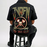 Honor & Glory Button Up Shirt, Honor & Glory Denim Jean and Trucker Hat Combo