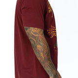 Time To Eat Burgundy Tee