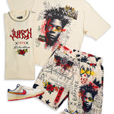 Relentless T-Shirt, Empire T-Shirt, AOP Shorts Combo (Shoes Not Included)