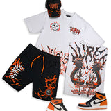 Warrior Heart T-Shirt, Lightning Shorts and Trucker Hat Combo