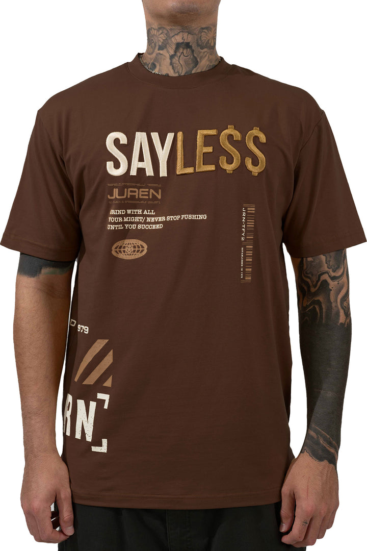 Say Le$$ Chocolate Tee