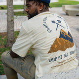 JUREN DON’T GAIN THE WORLD VINTAGE CREAM TEE