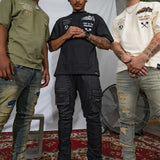 CHIP AT THE MOUNTAIN STORM BLACK TEE