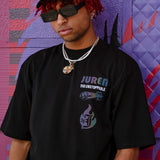 UNSTOPPABLE HOLOGRAPHIC BLACK TEE