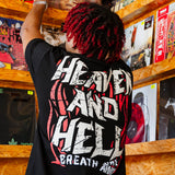 HEAVEN AND HELL TEE BLACK