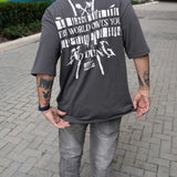 World Owes You Gray Wash Tee