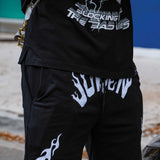 BLOCKING LTR BLACK SHORTS