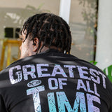 JUREN THE GOAT HOLOGRAPHIC BLACK TEE