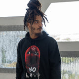 No Love Pullover Black Hoodie