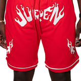 BLOCKING LTR RED SHORTS