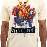 STRONGER TOGETHER EMBROIDERED CREAM TEE