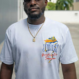 GRINDING EVERY SEASON WHITE TEE