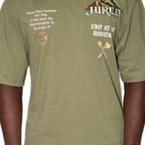 CHIP AT THE MOUNTAIN VINTAGE OLIVE TEE