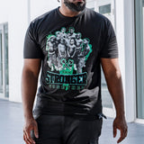 STRONGER TOGETHER EMBROIDERED TEE BLACK