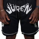 BLOCKING LTR BLACK SHORTS