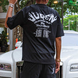 BLOCKING OUT THE BAD VIBES BLACK TEE