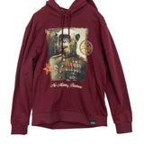No Monkey Business Pullover Burgundy Hoodie
