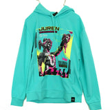 Off With The Haters Head Aqua Pullover Hoodie