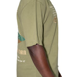 CHIP AT THE MOUNTAIN VINTAGE OLIVE TEE