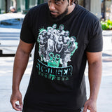 STRONGER TOGETHER EMBROIDERED TEE BLACK
