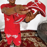 BLOCKING LTR RED SHORTS