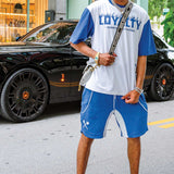 JUREN LOYALTY OVER EVERYTHING WHITE ROYAL TEE