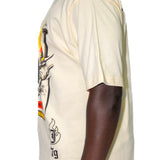 JUREN DON’T GAIN THE WORLD VINTAGE CREAM TEE