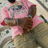 DON’T GAIN THE WORLD VINTAGE PINK TEE