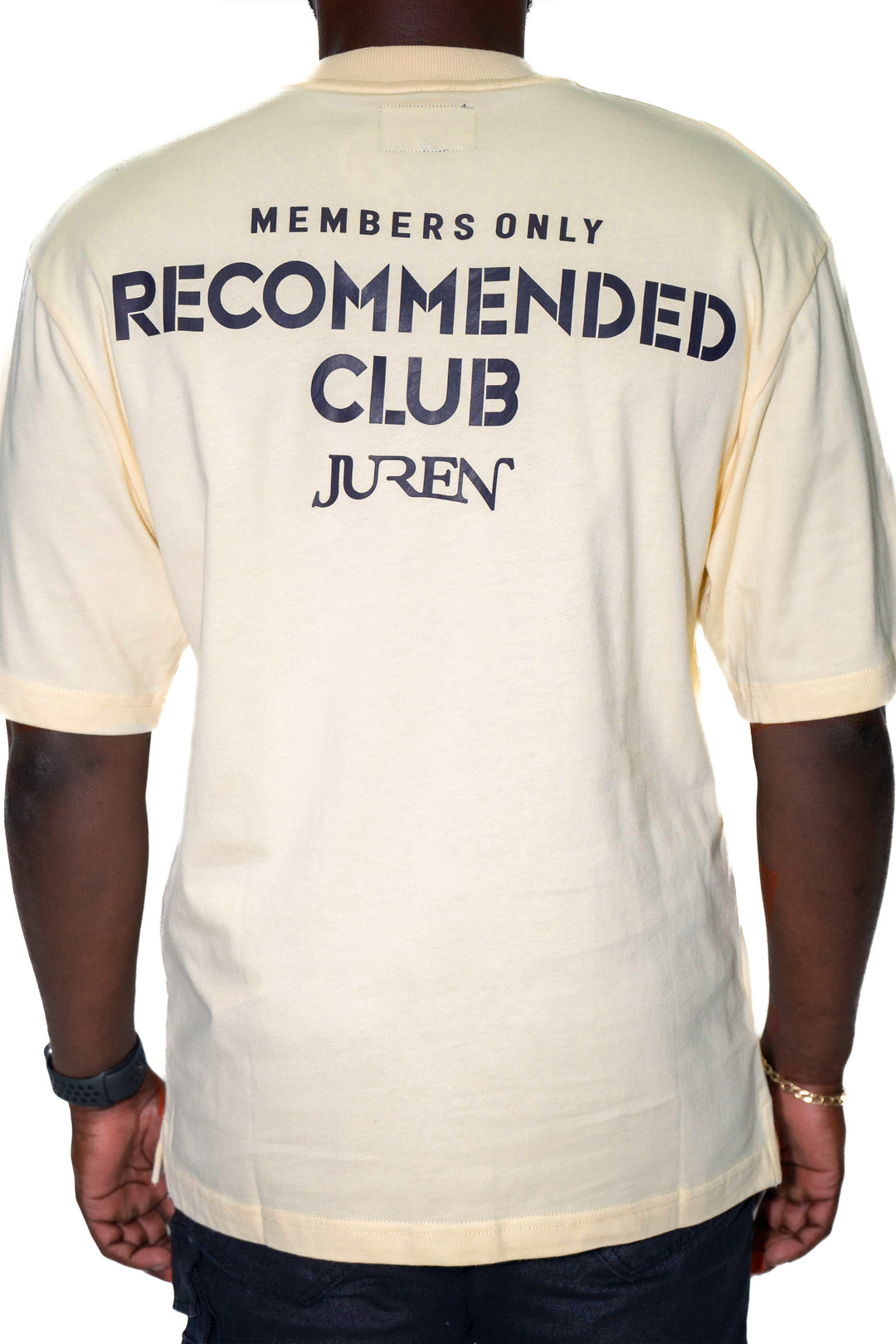 JUREN DON’T GAIN THE WORLD VINTAGE CREAM TEE