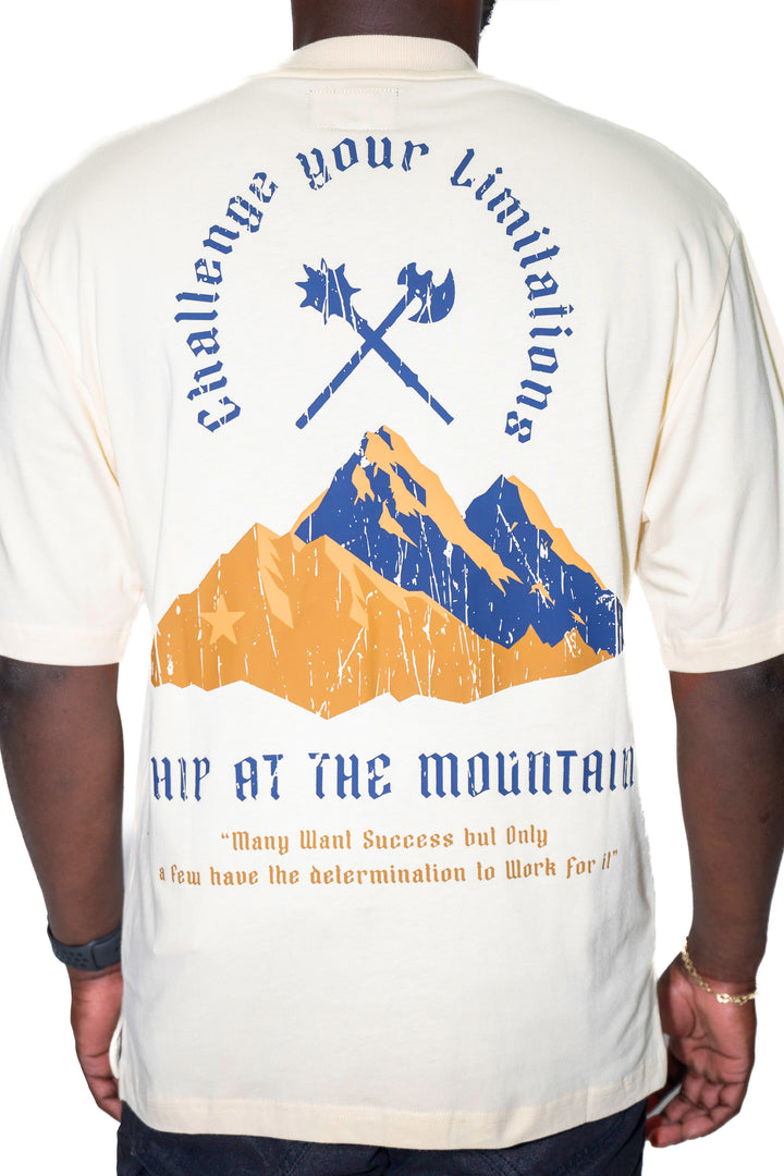 JUREN CHIP AT THE MOUNTAIN VINTAGE CREAM TEE