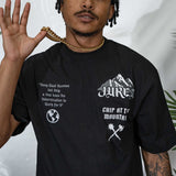 CHIP AT THE MOUNTAIN STORM BLACK TEE