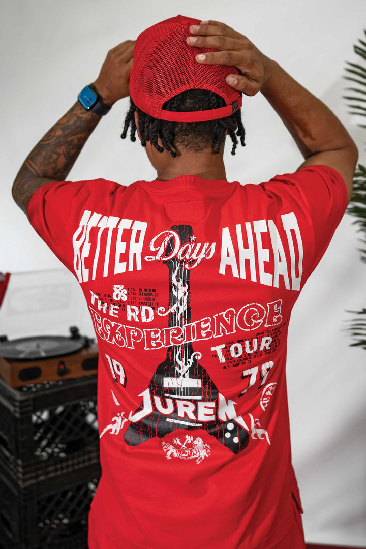 BETTER DAYS AHEAD RED TEE