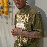 Star Of Life Olive Tee