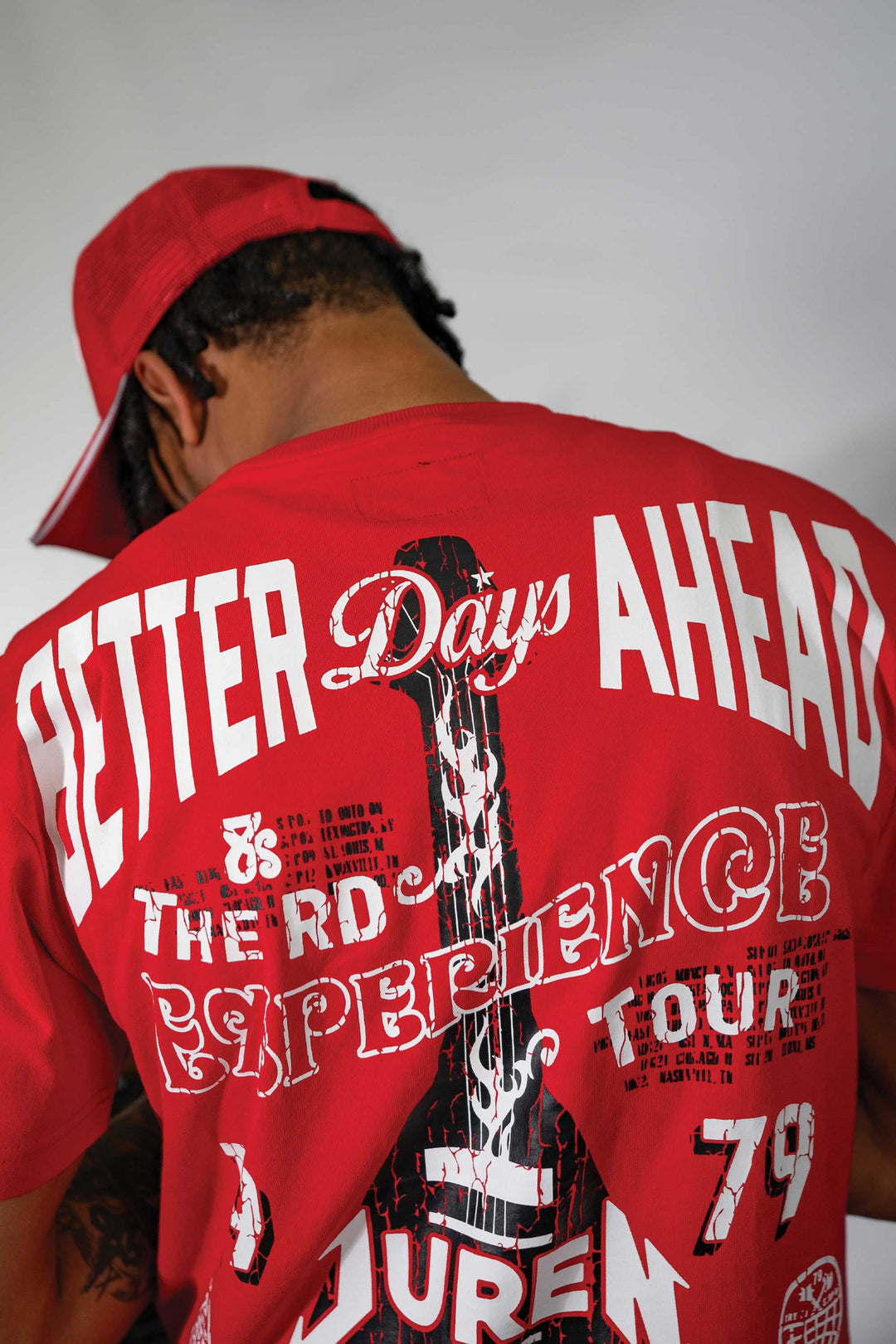 BETTER DAYS AHEAD RED TEE