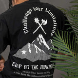 CHIP AT THE MOUNTAIN STORM BLACK TEE