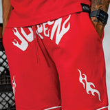 BLOCKING LTR RED SHORTS