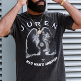 MAD MANS AMBITION TEE ACID GREY