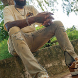 JUREN DON’T GAIN THE WORLD VINTAGE CREAM TEE