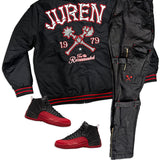 Bones Bomber Jacket and True Self Distressed Tee Combo (Shoes Not Included)