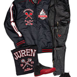 Bones Bomber Jacket and True Self Distressed Tee Combo (Shoes Not Included)