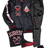 Bones Bomber Jacket and True Self Distressed Tee Combo (Shoes Not Included)